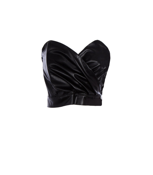 Top Ecopelle - Nero