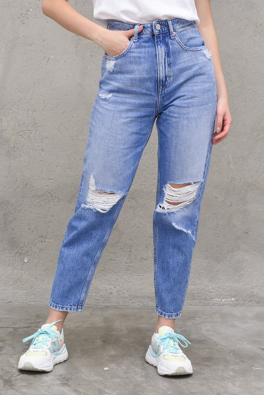 Mom Jean Uhr Tprd - Denim Light
