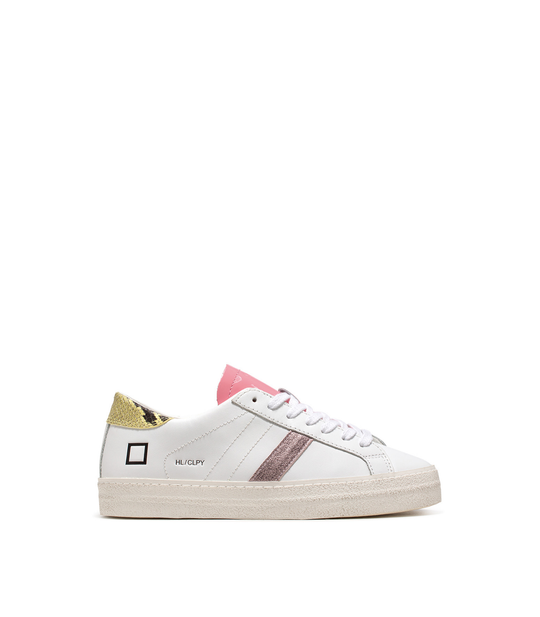 Hill Low Calf Python - White/Yellow
