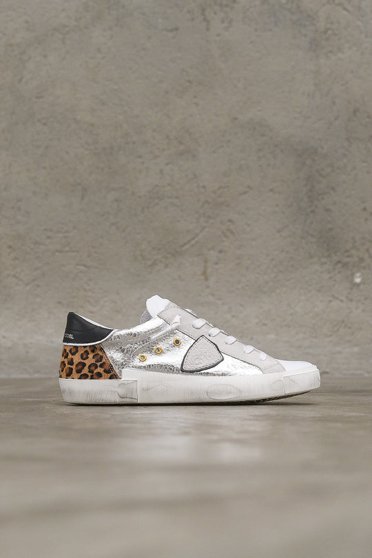 Prsx Low W Mix Metal Leo - Argent Beige