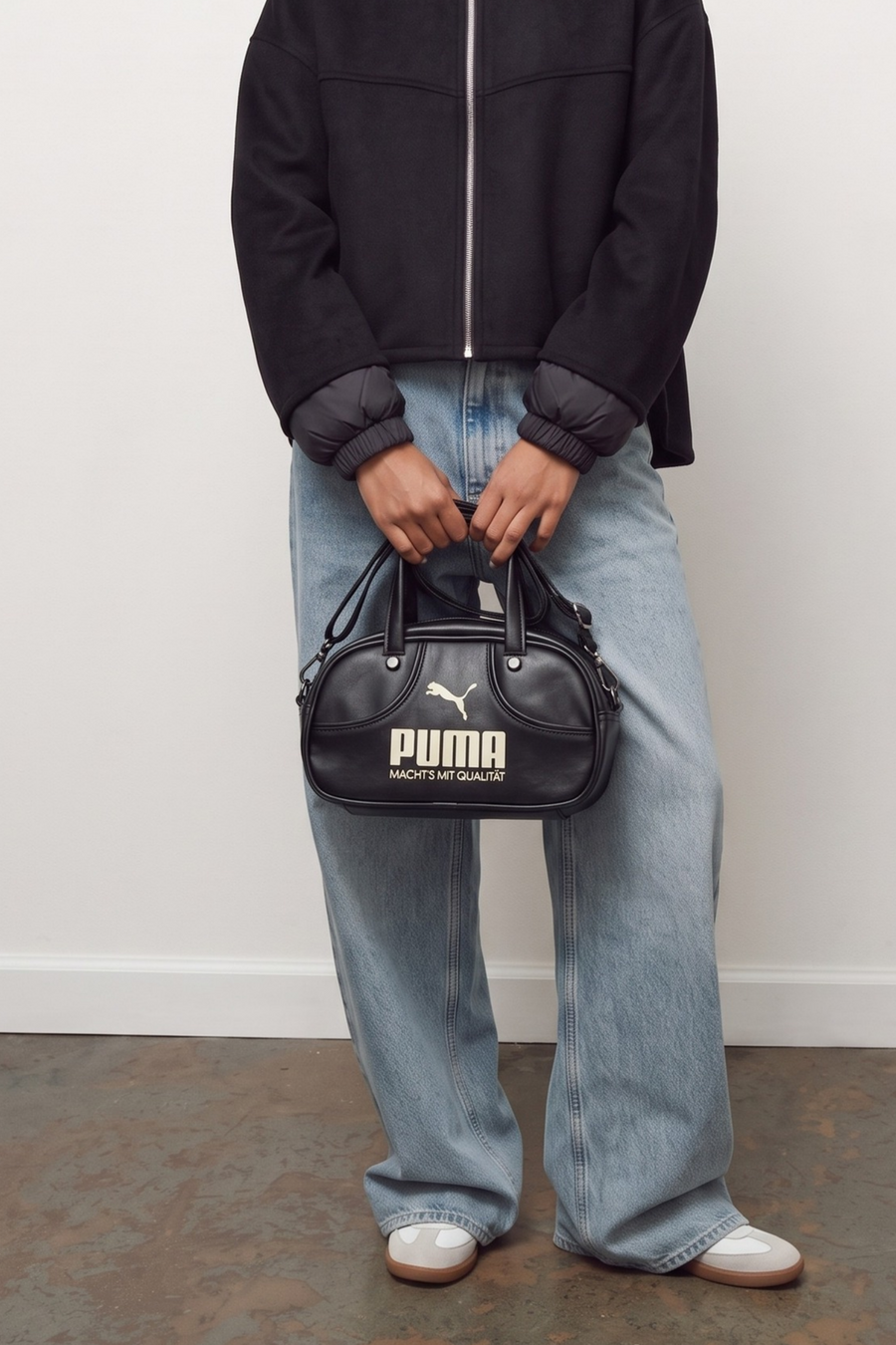 Puma 1976 Archive Mini Grip Bag - Puma Black Alpine Snow