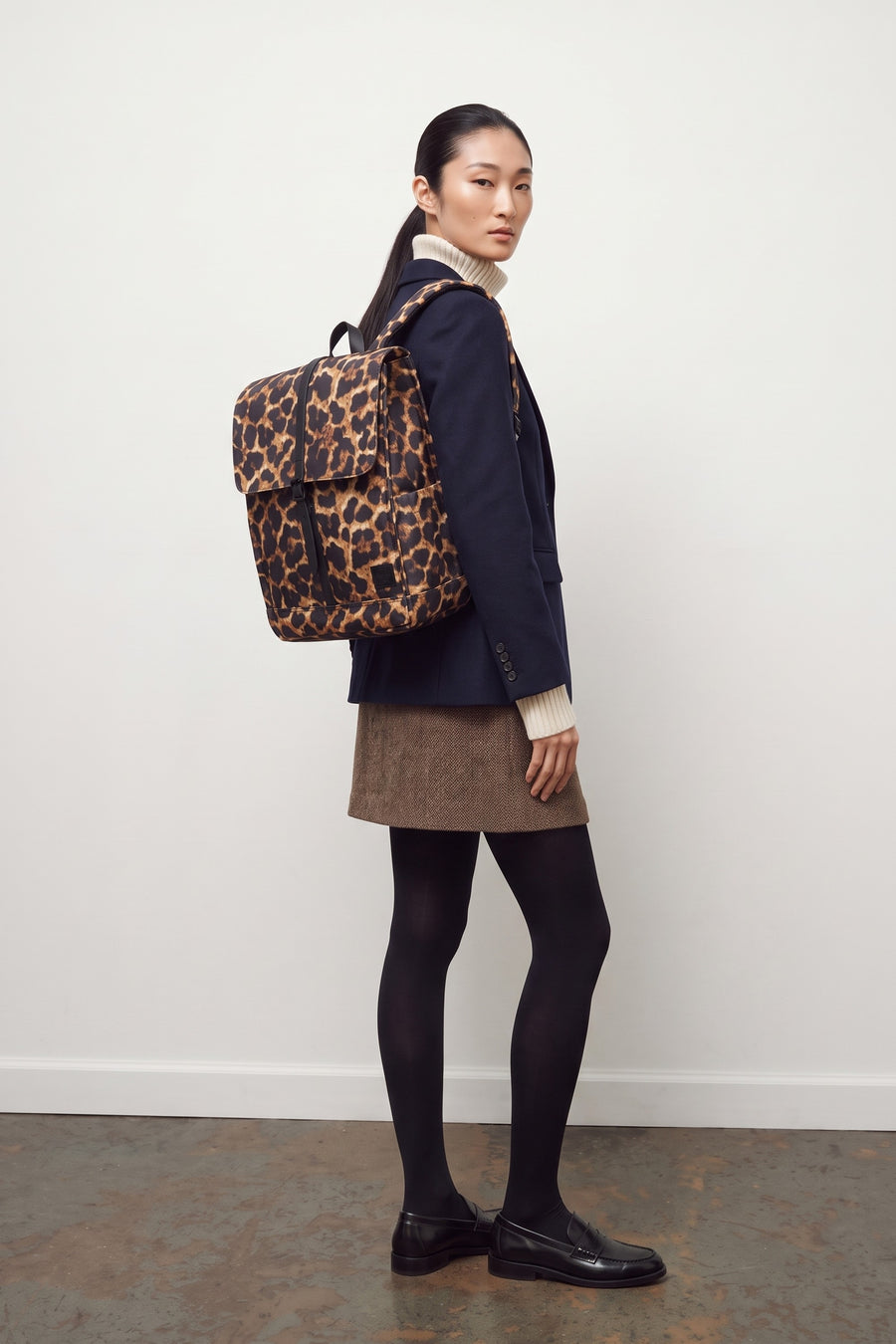 City Backpack - Digi Leopard Light