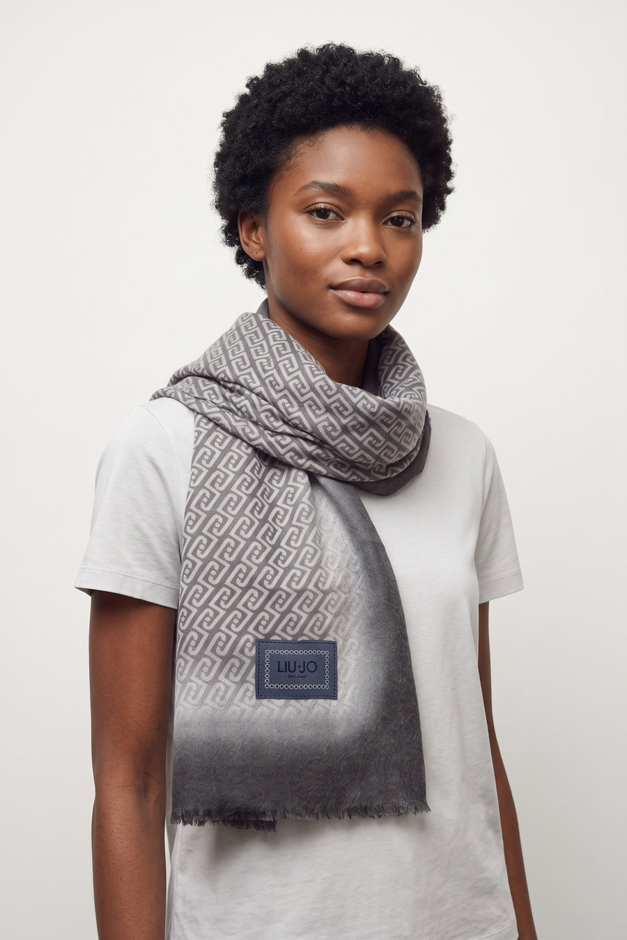 Allover Shaded Logo Stole - Frozen
