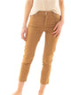 Pantalone 5 Tasche Fondo Taglio Vivo - Cammello