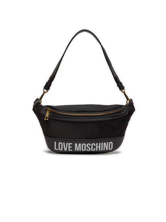 Marsupio Nylon + Pu Grs - Nero