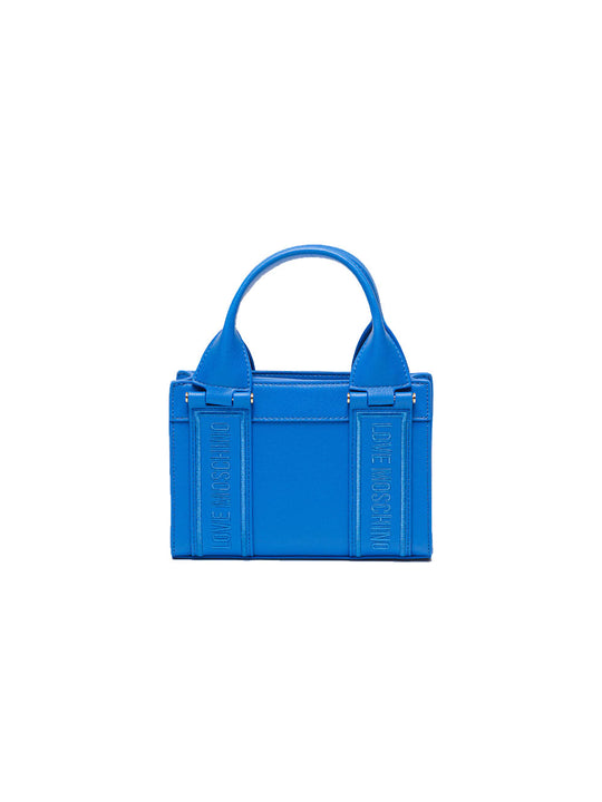 Borsa Pu Embroidery - Zaffiro