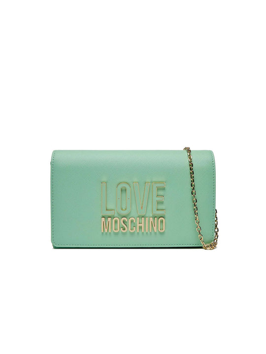 Borsa Pu Menta + Nylon Printed