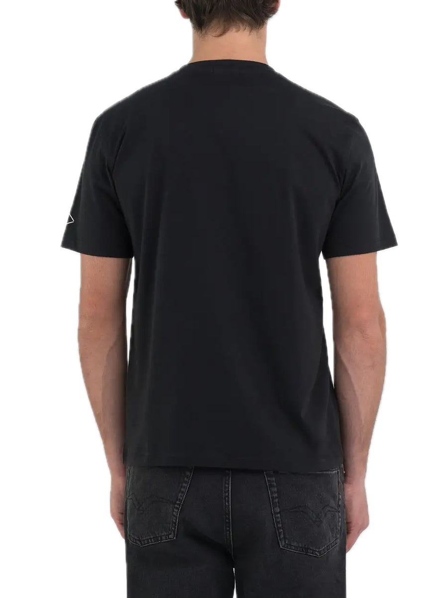 T-shirt Scritta Bianca - Nero — 2