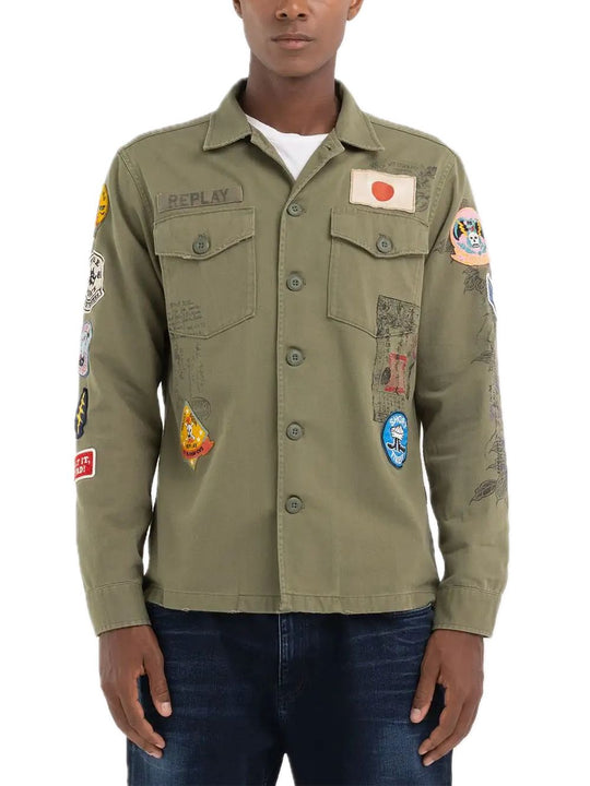 Giacca Patch - Verde Militare