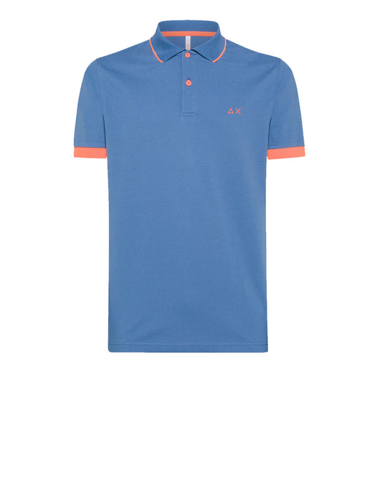 Polo Small Stripe Fluo S/s - Avio