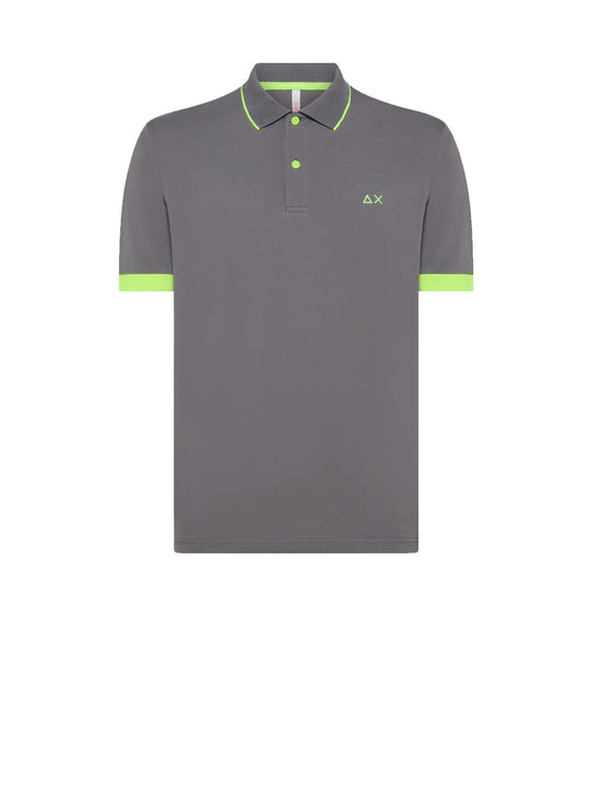 Polo Small Stripe Fluo S/s - Inchiostrio