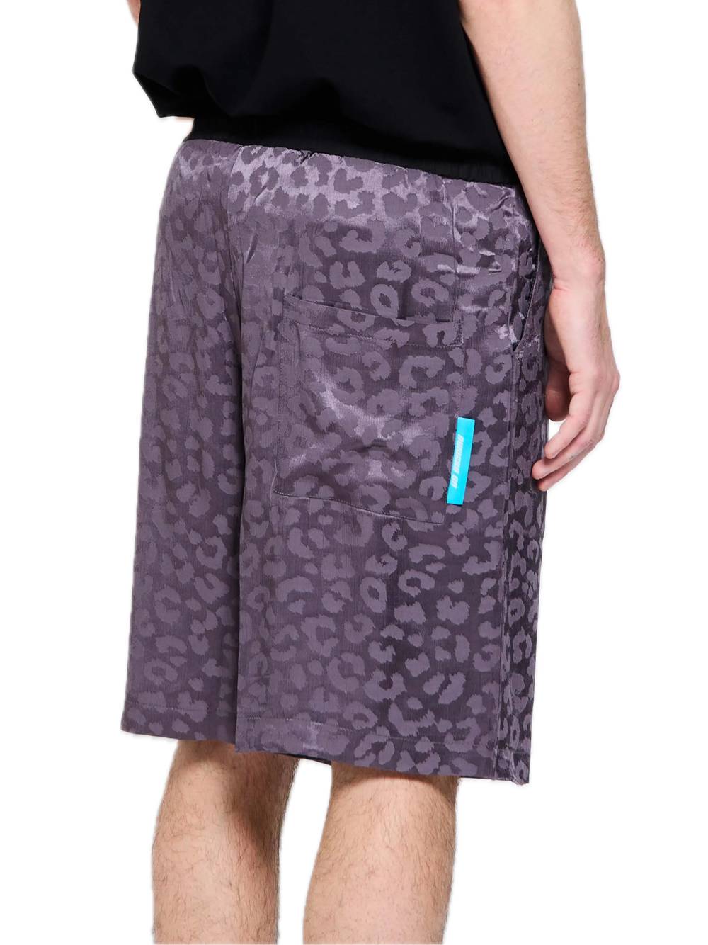 Hydra Short - Purple Leopard Grey — 2
