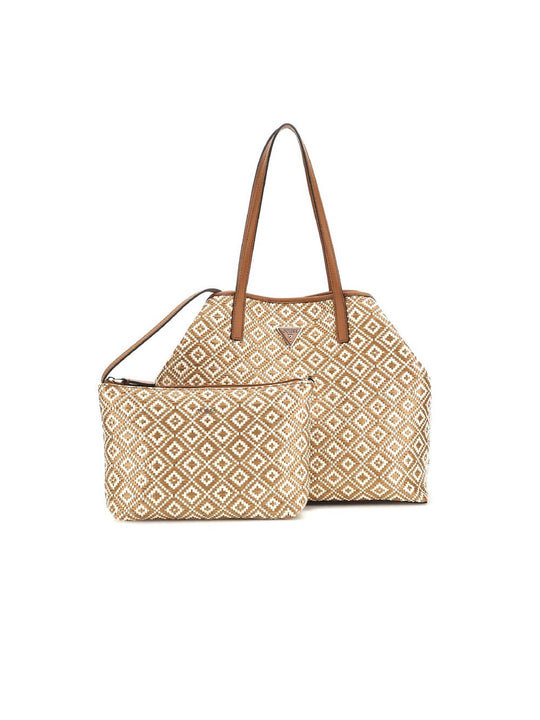 Vikky II Large Tote - Cognac