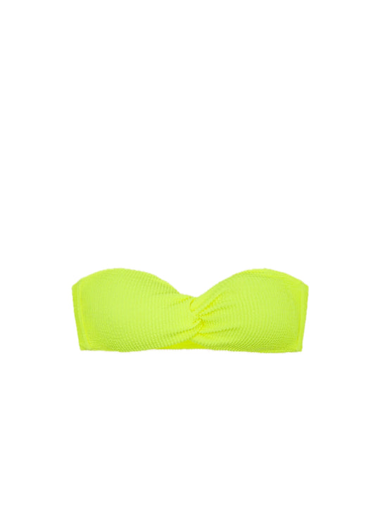 Fascia Fissa Con Nodo - Giallo Fluo