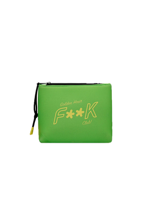 Pochette 100%cr - Fluo Green