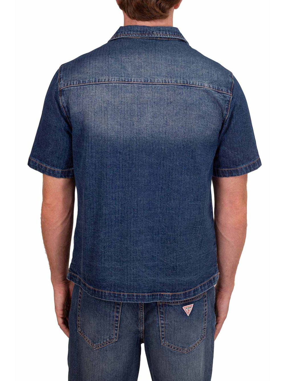 Go Herringbone Denim Shirt — 2