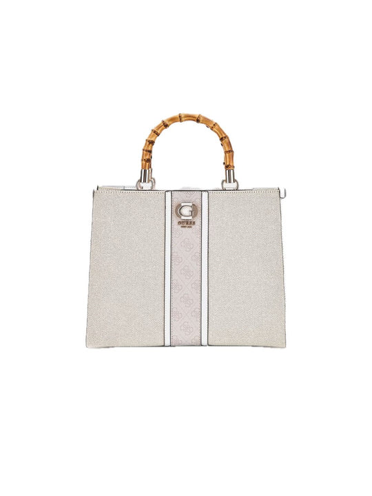 Kerima Bamboo 2 Cmprtmnt Tote - Natural Dove Logo