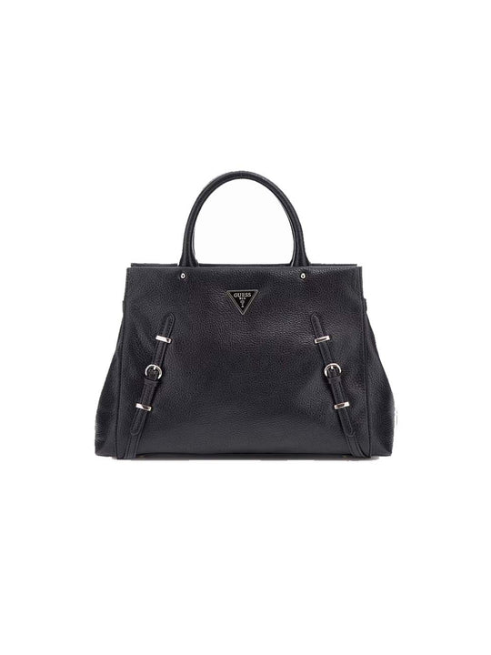 Levia Tri Compartment Satchel - Black
