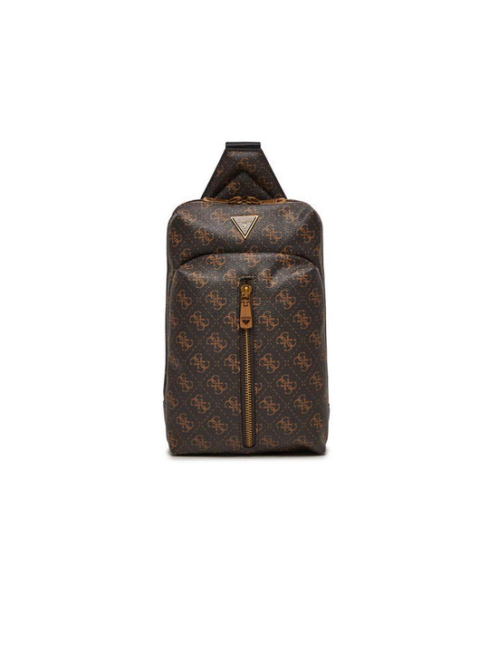 Roma Crossover Wth Verticl Zip - Brown Ochre