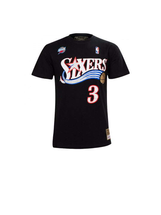 Mitchell & Ness NBA Tee Hardwood Classics Allen Iverson Philadelphia 76ers