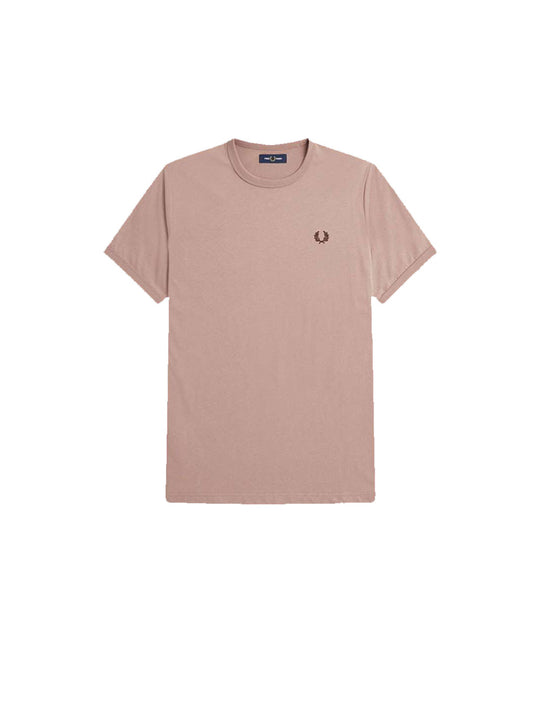 Ringer T-shirt - Dark Pink