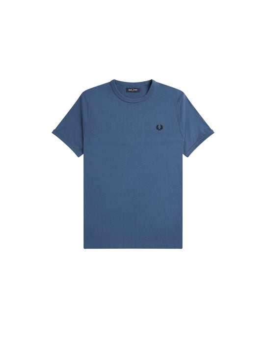 Ringer T-shirt - Midnight Blue