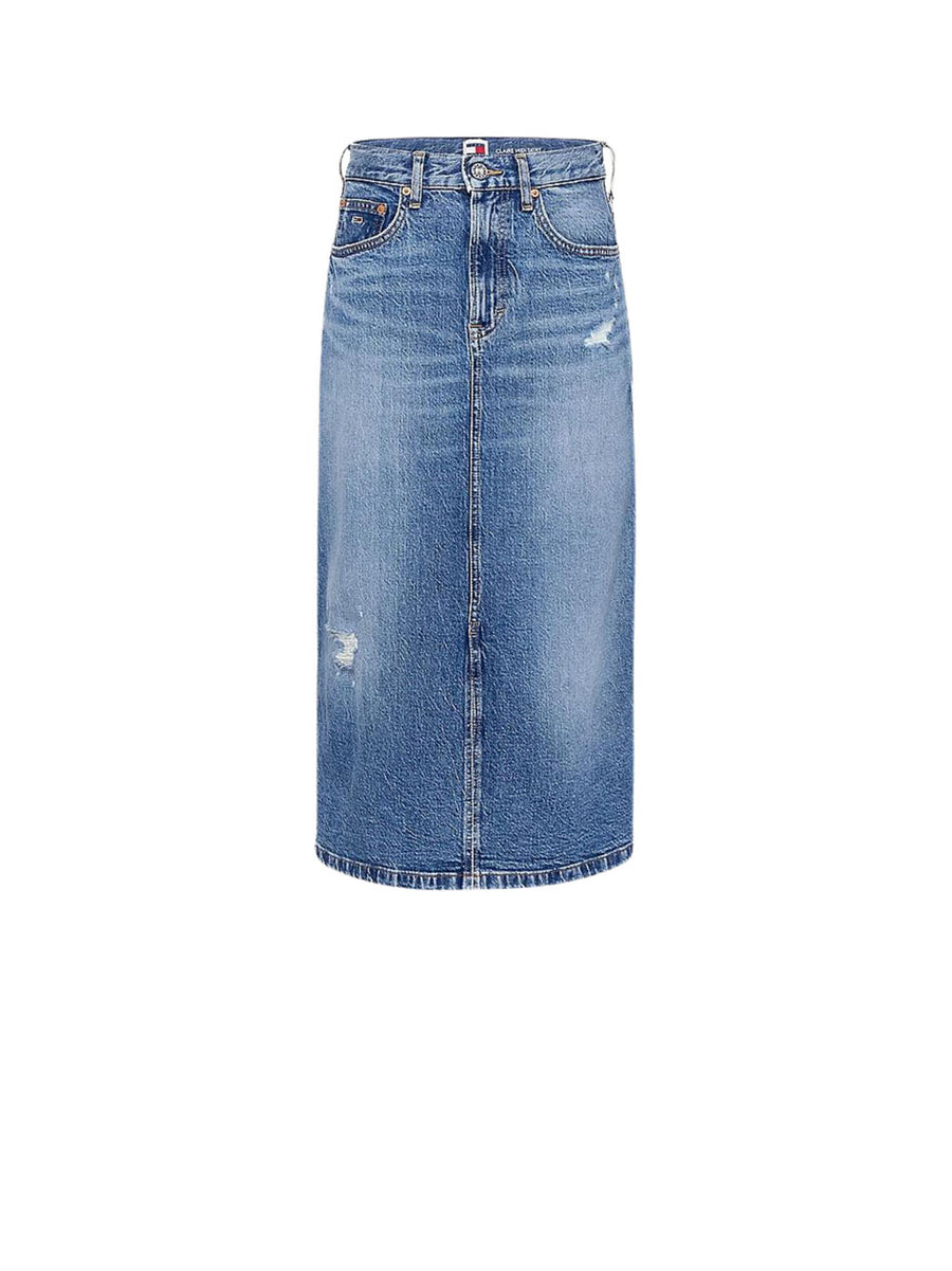 Claire Mid Skirt - Denim Medium