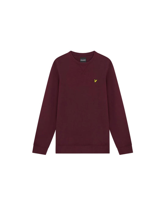 Crew Neck Sweatshirt - Burgundy