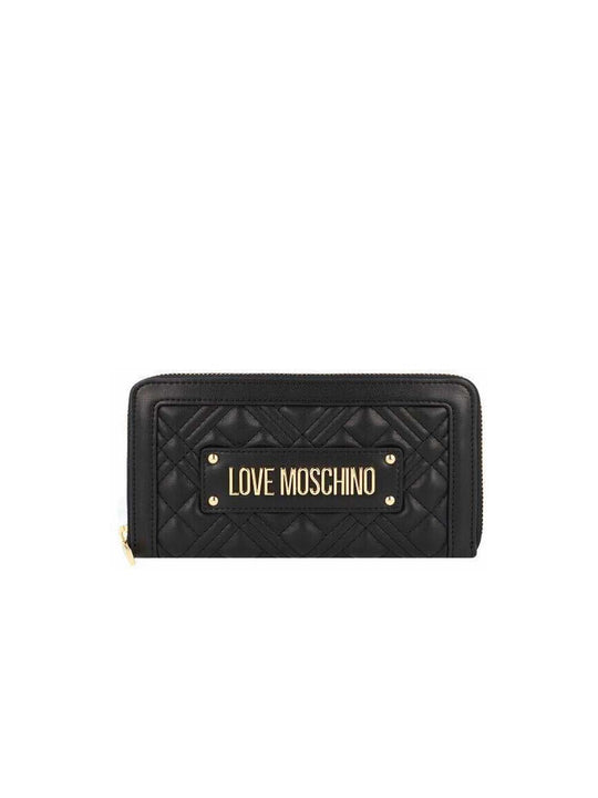 Portafoglio Quilted Pu - Nero