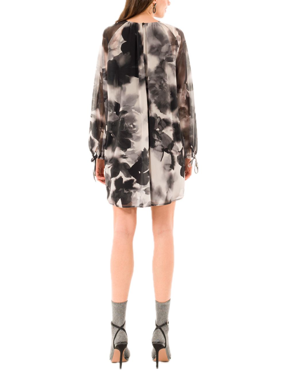Gathered Neck Dress - Ombré — 3