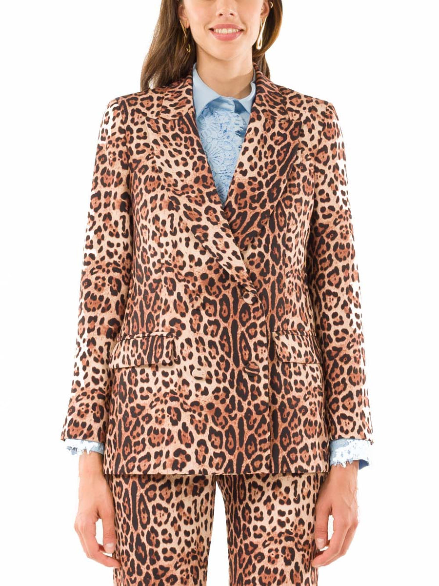 Giacca Doppiopetto Animalier — 2