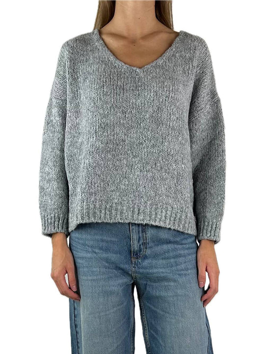 Maglia Scollo V - Perla