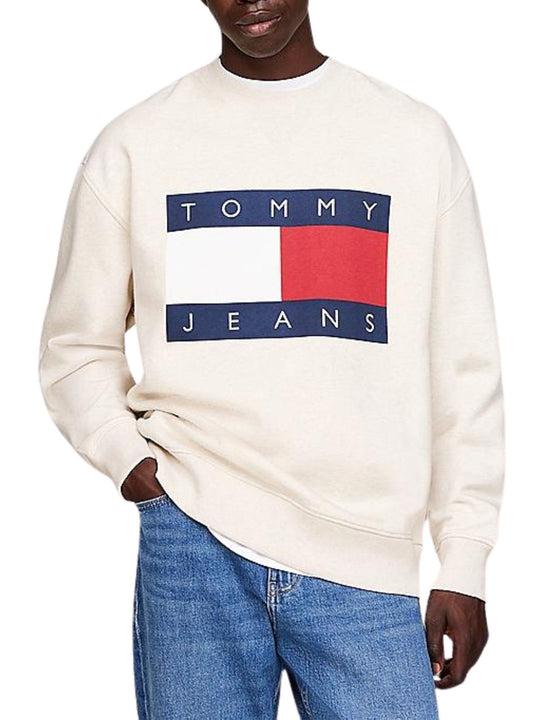 Tjm Rlx Melange Flag - Ancient White Melange