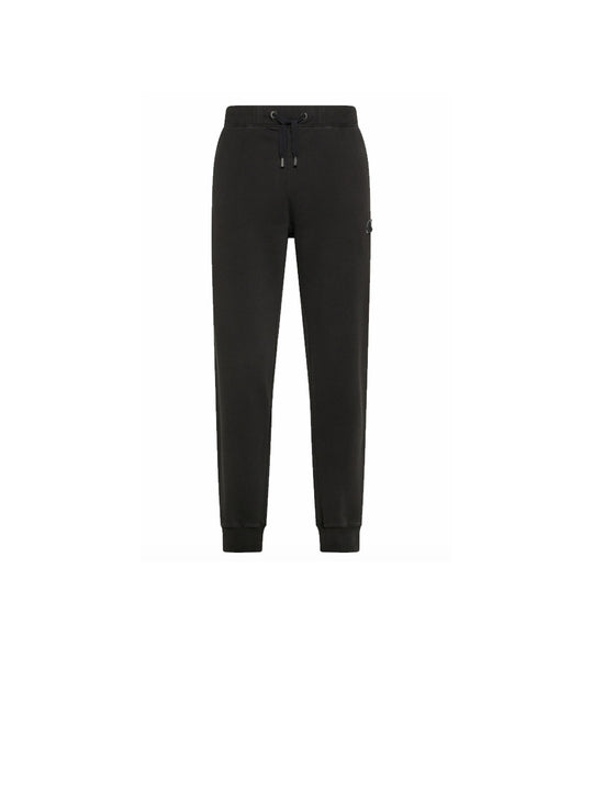 Long Pant Vintage Cotton Fl - Nero