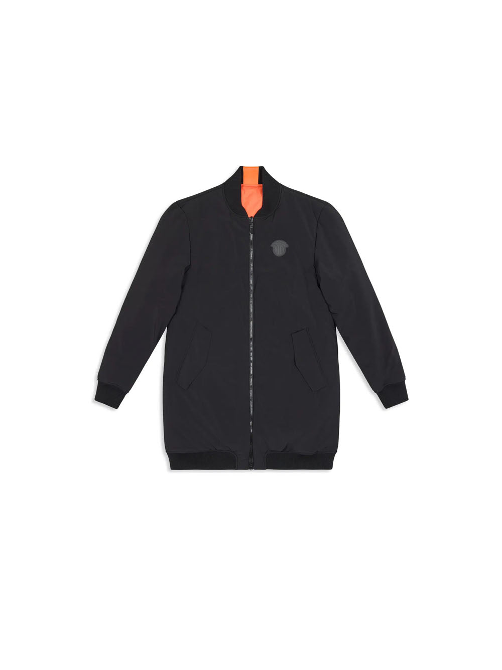 Mandela Reversible Jacket - Black Orange — 1
