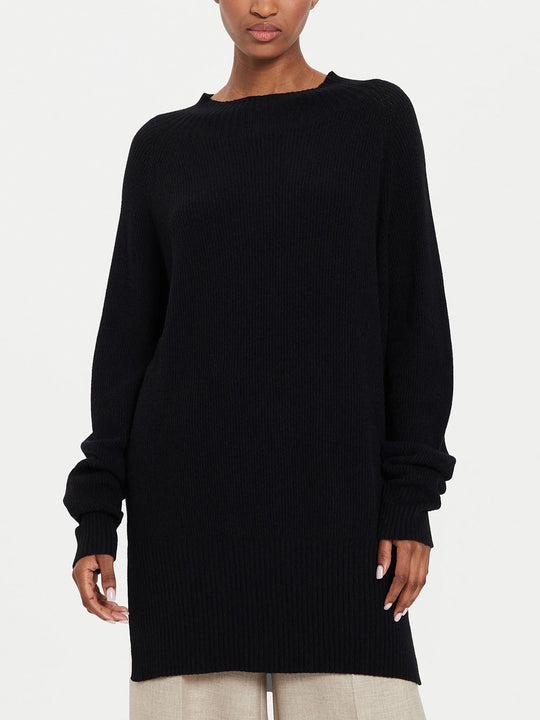 Cratere Lungo Spacchi Laterali - Nero