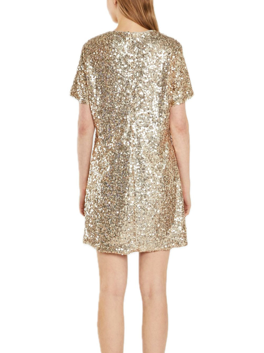 Ladies Dress - Gold Sequin — 2