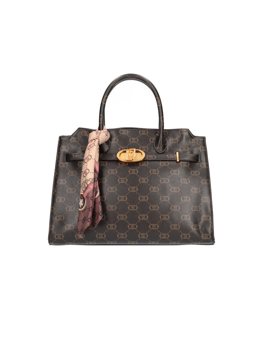 L Satchel - Nero Logo