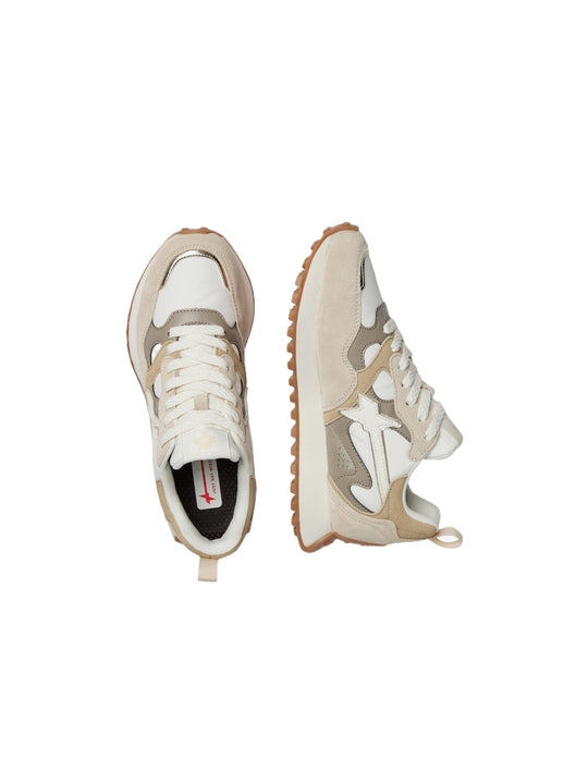 Loop W Suede Nylon - Cream Bone Platinum