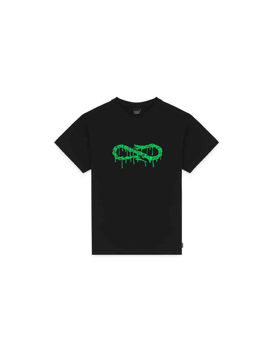 T-shirt M/m 100% Cotone Logo Slime - Nero