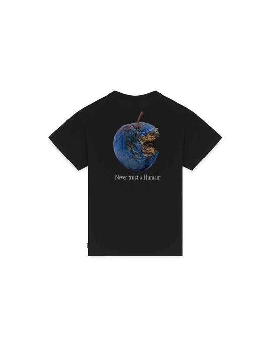 T-shirt M/m 100% Cotone Apple - Nero