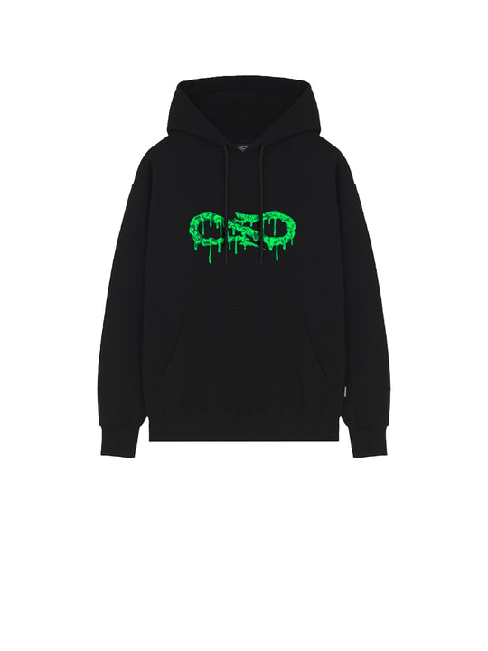 Felpa 100% Cotone Logo Slime - Nero
