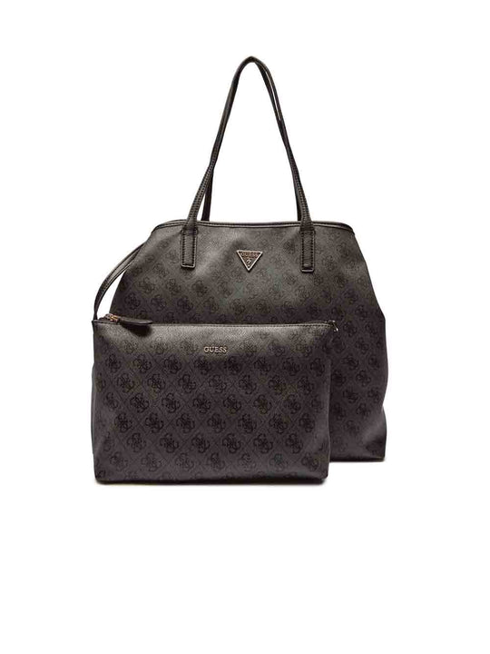 Eco Victtoria Lrg 2 In 1 Tote - Coal Logo