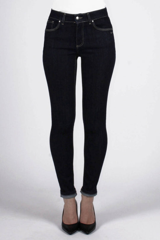 Jeans Push Up Lavaggio Scuro - Colore Unico