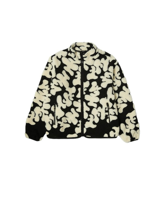 Abstract High Pile Jacquard - Black