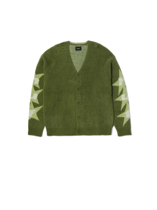 Ursa Mohair Cardigan - Pesto