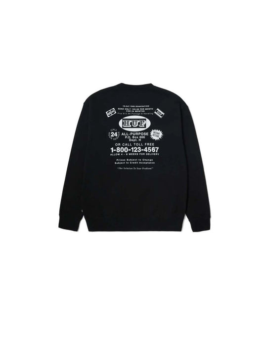 As Seen On Tv Crewneck - Black