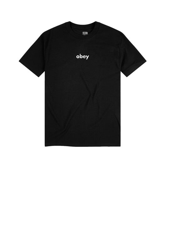 Obey Lower Case 2 Tee - Black