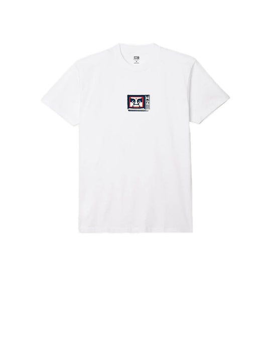 Obey Tv Tee - White