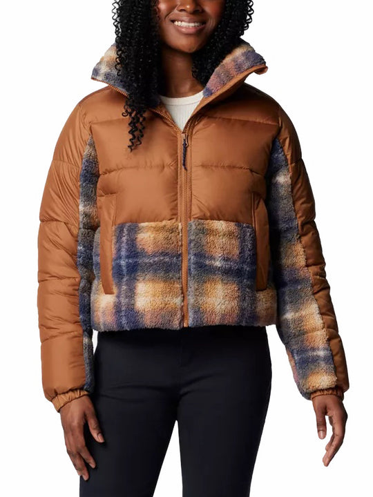 Leadbetter Point II Print Sherpa Hybrid - Camel Brown